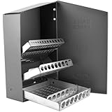 Huot Metal Index Organizer Case for Drill Bits - Holds 29 Bits 1/16 to 1/2-inch, Made in USA