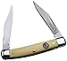Elk Ridge - Outdoors Folding Knife - 2.5-in Closed, 1.75-in Satin Finish Stainless Steel Blades, Delrin Yellow Handle - EDC, Hunting, Camping, Survival - ER-211MY
