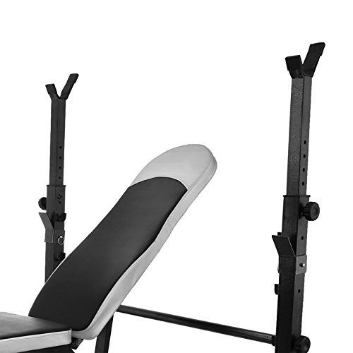 VEVOR Weight Bench 660 LBS/882 LBS Capacity MultiFunction Adjustable Weight Bench with Leg