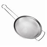 ChefLand Stainless Steel Strainer with Support Handle (10-Inch)