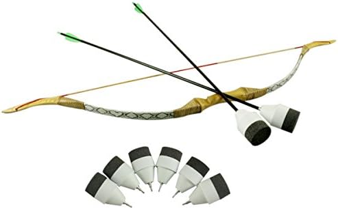 25 Lb Bow and Arrows Set for Archery Combat Tag Game Larp Archery (30 Inches)
