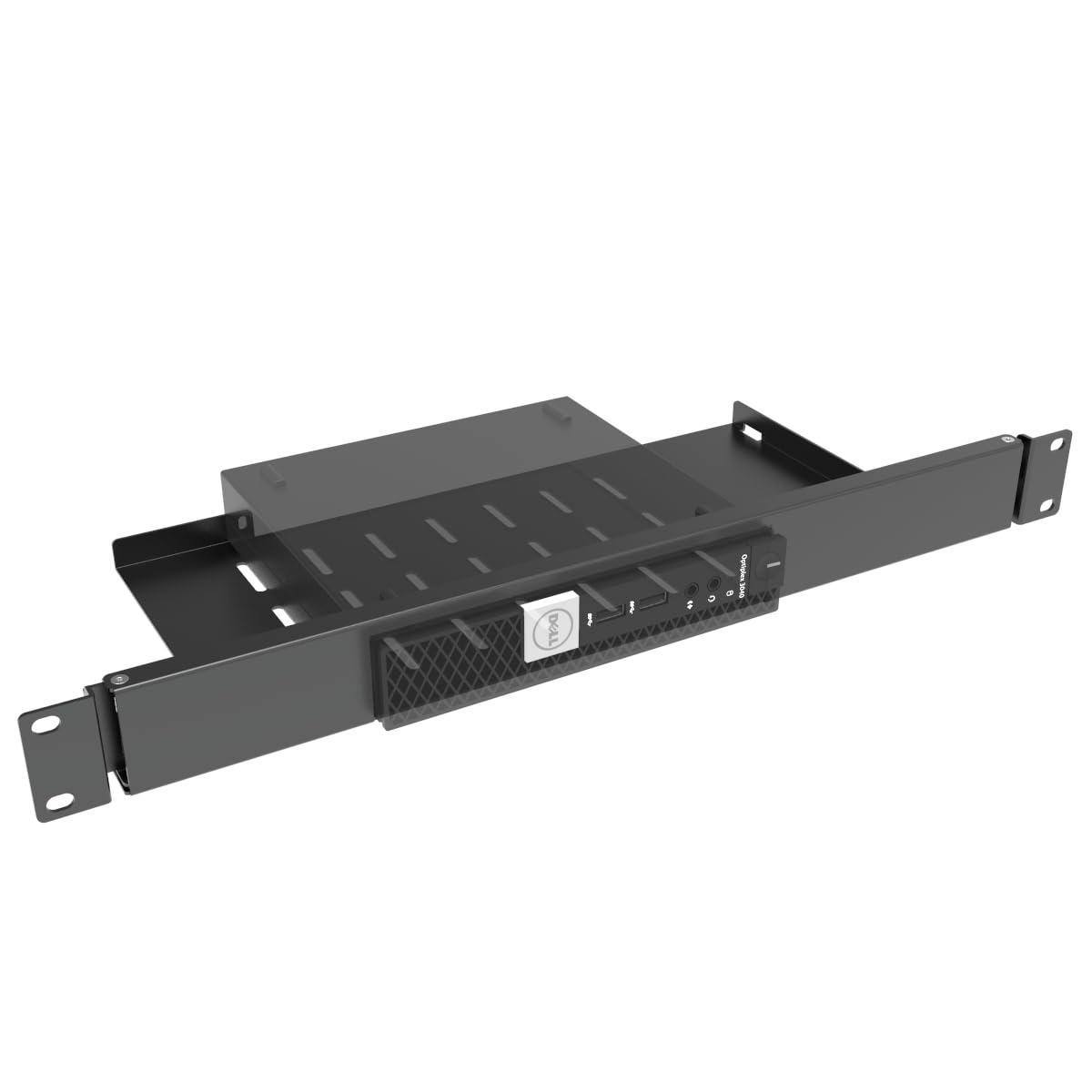 Jingchengmei 2U Server Rack Depth Extender - 4-Inch Deep -Recessed Rack
