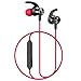 COOSII S7 Bluetooth Headphones, Wireless in Ear Earbuds with Mic and Magnetic Connection Sweatproof Earphones for Cell Phones Sport Running Workout Gym (Red)