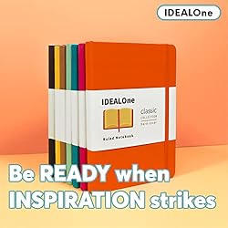 IDEALOne Journal Notebook Lined Classic Hardcover