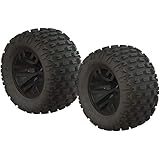 ARRMA 1/10 dBoots Fortress MT 2.2/3.0 Pre-Mounted Tires, 14mm Hex, Black (2), ARAC9632