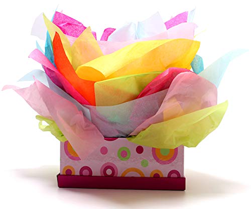 image for Creative Colour Solutions Colored Tissue Paper - 130 Sheets - 26 Color