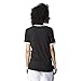 adidas Originals Women's Tops 3 Stripes Tee, Black/White, Small