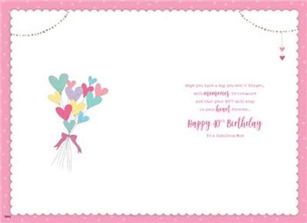 IC&G Wonderful Mum 40th Birthday Card - Image 3