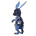 Paper Maker DIY Easter Bunny Decoration 3D Puzzle Rabbit Model Toys for Kids (Blue)