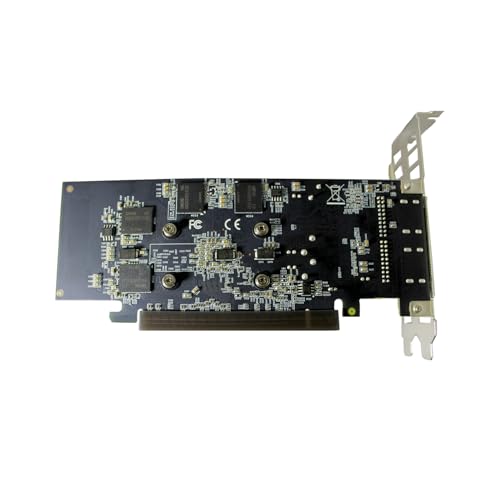 Xynsviu GeForce GT 740 Grafikkarte Low Profile 2GB GPU PC 4 Monitor HDMI Port GDDR5 128 Bit DirectX 12 PCI Express X16 3.0 Mehr Monitor Unterstützung Grafikkarte (GT740 2G 4HDMI)