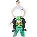 Costume Agent Men's Ride On Leprechaun Costume, Green, Standard