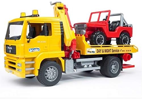 Amazon Bruder ブルーダー Pro Series プロシリーズ Man レッカークレーン クロスカントリー ミニカー ダイキャストカー おもちゃ