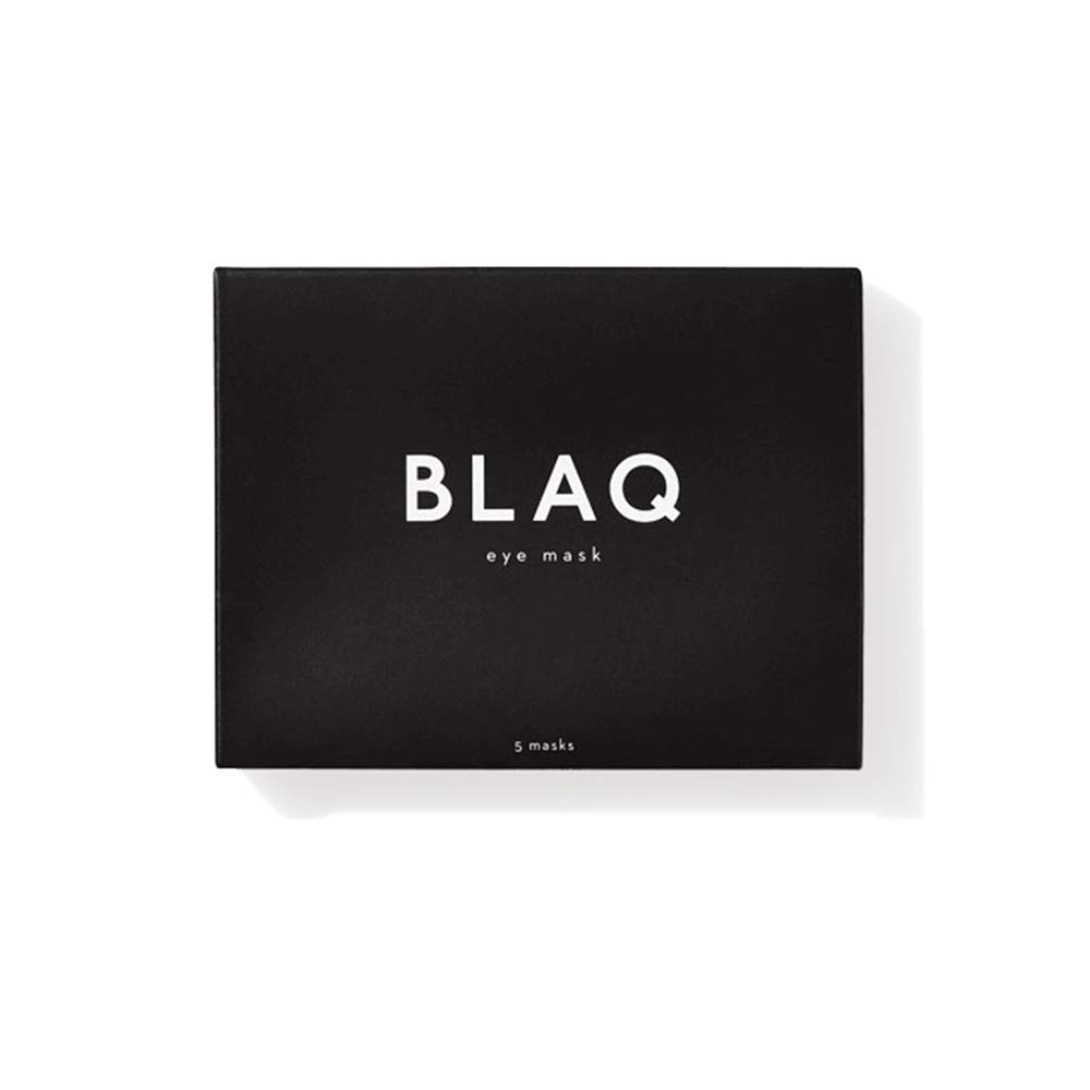BLAQ Activated Charcoal Under Eye Mask with HydroGel |Natural Hydrating & Anti-Wrinkle Eye Patches with Hyaluronic Acid |Reduce Puffy Eyes & Remove Dark Circles - 5 Count : Beauty