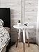 Desk Clock for Echo Dot 2nd Generation, Echo Dot Holder Stand Docking Station with LED Clock, Bedside Clock for Smart Home Alexa, Saving Space on Nightstand or Tables (White)
