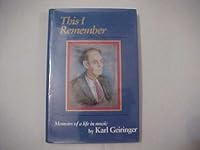 This I Remember 1564740455 Book Cover