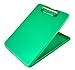 Saunders Green SlimMate Plastic Storage Clipboard with Low Profile Clip for Portable Mobile Organization (00561), Letter