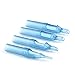 Disposable Tattoo Tips, Youzone 100pcs Assorted Tattoo Tips Tubes for 3RL 5RL 3RS 5RS 7RL 7RS 9RL 9RS 5MG 7MG 9MG Tattoo Needles Round Diamond Flat/Magnum Sterileze Tips Grips Tattoo Supplies Kits