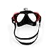TELESIN Silicone Diving Glass With Detachable Screw Mount Diving Mask Scuba Snorkel Swimming Goggles For Sports Camera GoPro HD Hero 2 3 3+ 4,4 Session,5 Session,5 Black,6black (Red&Black)