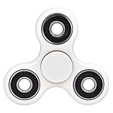 NEWBEA Hand Spinner Tri-Spinner Fidget Spinner Toy Stress Reducer - Perfect For ADD, ADHD, Anxiety, and Autism Adult Children (Three wings white C)