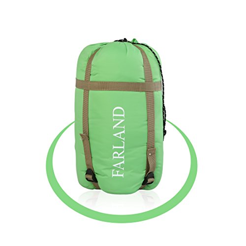Camping Sleeping Bag-Envelope Mummy Outdoor Lightweight Portable Waterproof Perfect for 0 degree Traveling,Hiking Activities (Green / Right Zip, Rectangular)