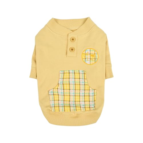 Puppia Zaid Dog Shirt Round NeckTrendy Fashionable Cute Dog Apparel for Small a…