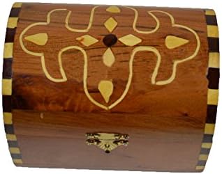 Thuya Baúl de Madera marroquí Hecho a Mano con Madera Ligera pequeño: Amazon.es: Hogar