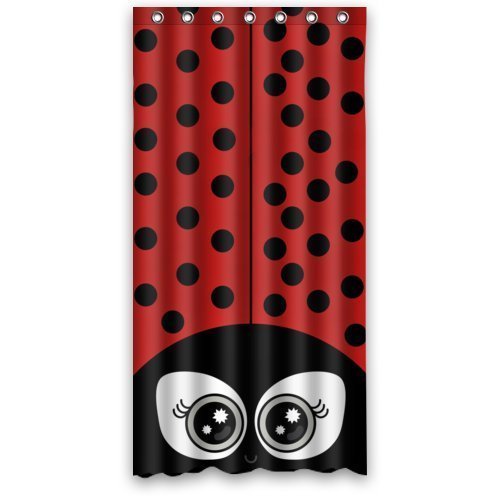 Ladybug Shower Curtains In Standard Size Or Extra Long Styles