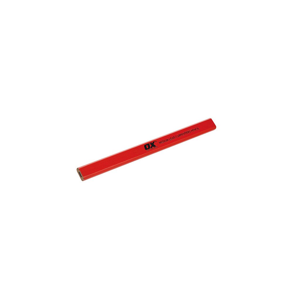 OX Trade Medium Red Carpenters Pencils 10 pk