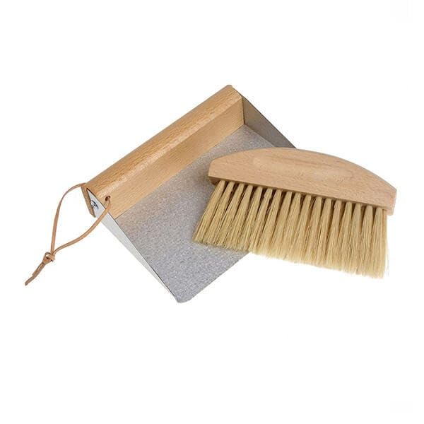 Eddingtons Valet Table Dust Pan and Brush 16 x 13.5 x 4cm, Grey, One Size