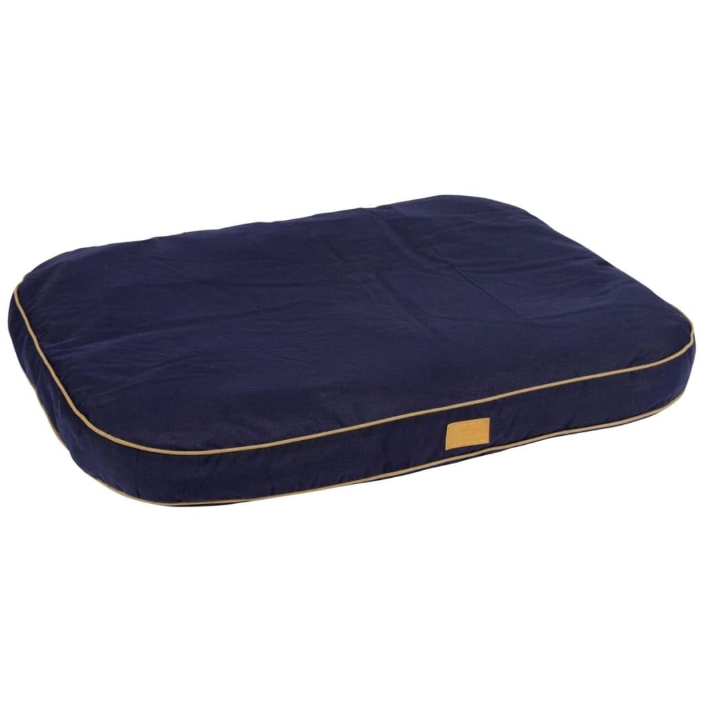 Pet Bed Cushion Jerome Navy/Cognac 60x40x6cm