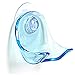 Pengxiaomei Razor Holder, Plastic Razor Rack with Suction Shower Cup Hook, Blue Adhesive Washroom Bathroom Shaver Holder Suction