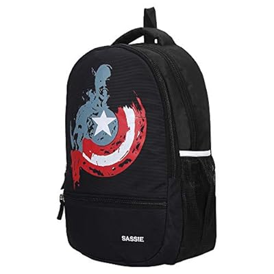 SASSIE 31 Ltrs 11 cm Backpack (S-1091_Black)
