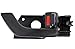 PT Auto Warehouse HY-2508A-FR - Interior Inside Door Handle, Black - Front Right Passenger Side, Replaces 826202C000LK