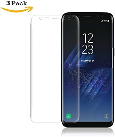 Galaxy S8Plus Screen Protector, Ruiooy Full Screen Coverage 3D TPU Screen Protector Film for Samsung Galaxy S8Plus(3 Pack)