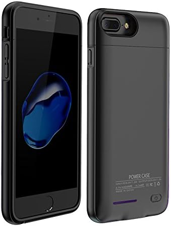 Leaber 4200mAh Battery Case For Both Iphone 7(S) Plus and Iphone 6(S) Plus 5.5" Portable Charger Case Slim Protective Case External Battery Rechargeable Backup Case (Black)