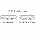 Oiyagai DB15 Male Connector Adapter – 15 Pin Screw Terminal Breakout Board with Protective Case, No Soldering Required, for RS232 Signal, CNC, Industrial Control