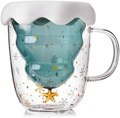 Amazon Co Jp Greem Market グリームマーケット クリスマス ツリー かわいい 北欧 グラス コップ 耐熱ガラス 耐熱 2層グラス 二重構造 ダブルウォールグラス品番 Gms ホーム キッチン