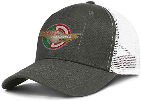 Ducati-Motorcycle-Logo- Unisex Mesh Trucker Cap Adjustable Snapback Beach Hat