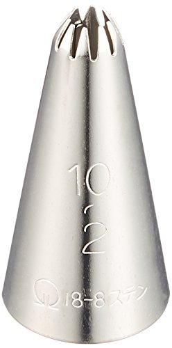 遠藤商事 業務用 口金 花型 10切 No. 2 18-8ステンレス 日本製 WKT31102