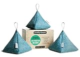 Bamboo Charcoal Air Purifying Bags :: Set of 3 All Natural Odor Eliminator Bags, 200 Grams Each :: Organic & Chemical Free for Home, Car, Garage, Pet Areas & More