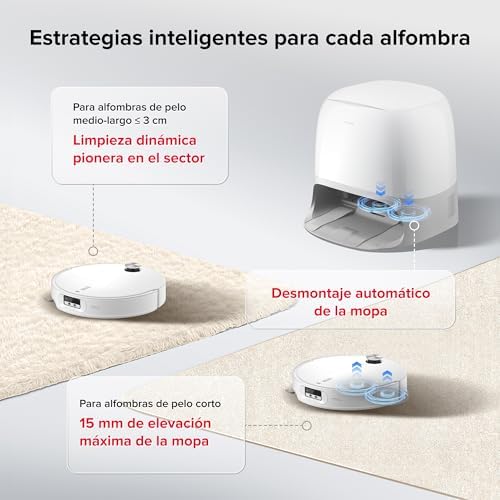 Qrevo Curv 2 Pro Robot Aspirador y Fregasuelos, 25000 Pa