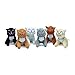 Fun Express Realistic Plush Cats (1 dozen)-Toys-Party Favors