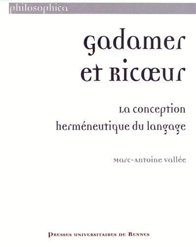 Gadamer et Ricoeur
