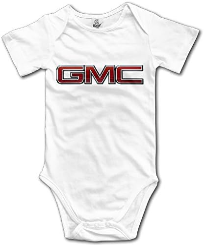 GUC GMC Logo Toddler Bodysuit Romper White 6 M