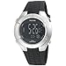 Pulsar Men's PR2003 Digital Chronograph Silver-Tone Black Resin Strap Watch
