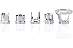 SAGUD 5pcs Universal Airbrush Needle Caps Replacement Accessories