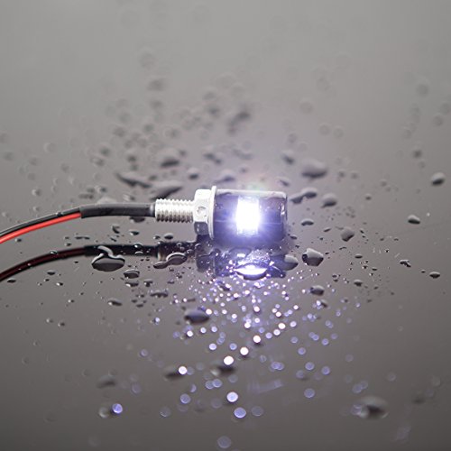 image for CZC AUTO 2PCS License Plate Light, License Tag Screw Bolt Lamp, 12V Wh