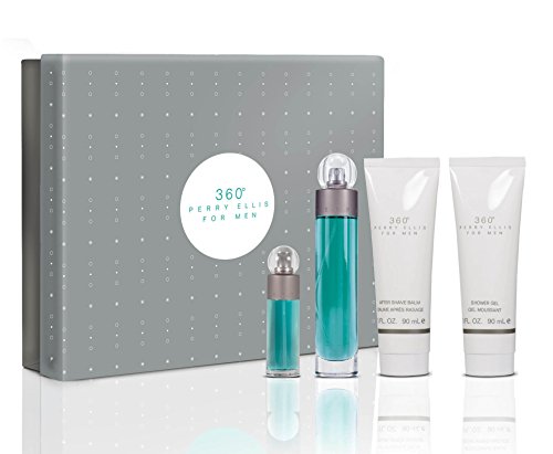 Perry ellis 360 for men, 4-piece gift set