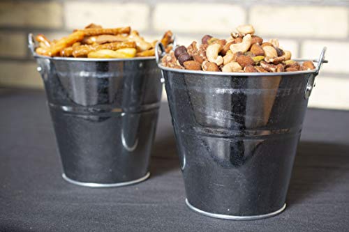 BBQ Butler Steel Grease Bucket For Grill/Smoker - Galvanized Drip Buckets - Small Bucket- Pellet Grill Accessories - Traeger, Pit Boss Grills - Metal Pail With Handle - Dripping Pail - 2 Quart Size