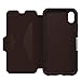 OTTERBOX Strada Series Case for iPhone Xr - Retail Packaging - Espresso (Dark Brown/Worn Brown Leather)